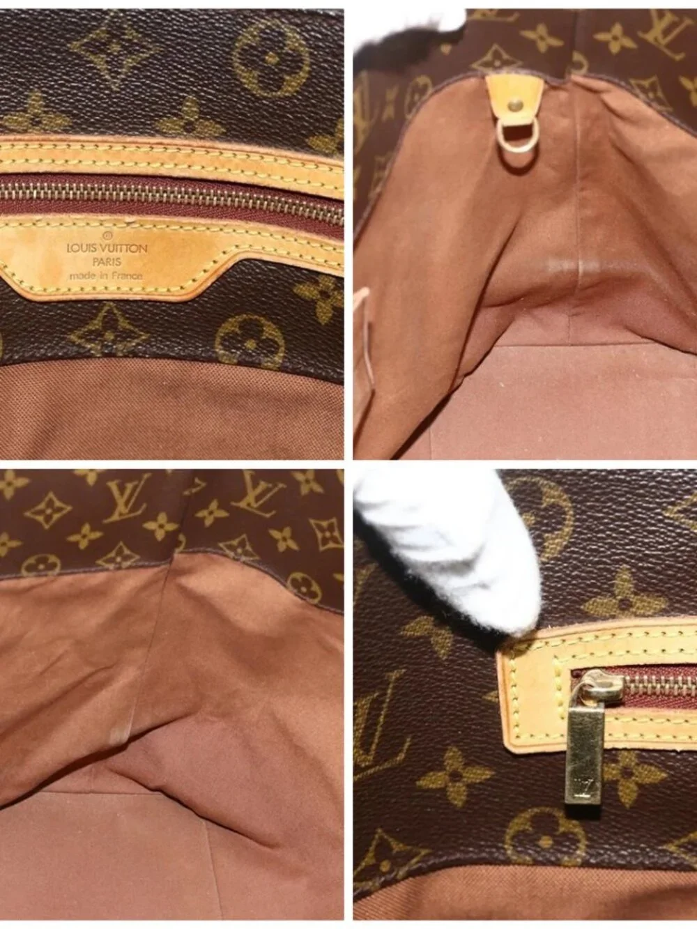 LOUIS VUITTON Monogram Sac Shopping GM Tote Bag M51110 LV Auth ka4033